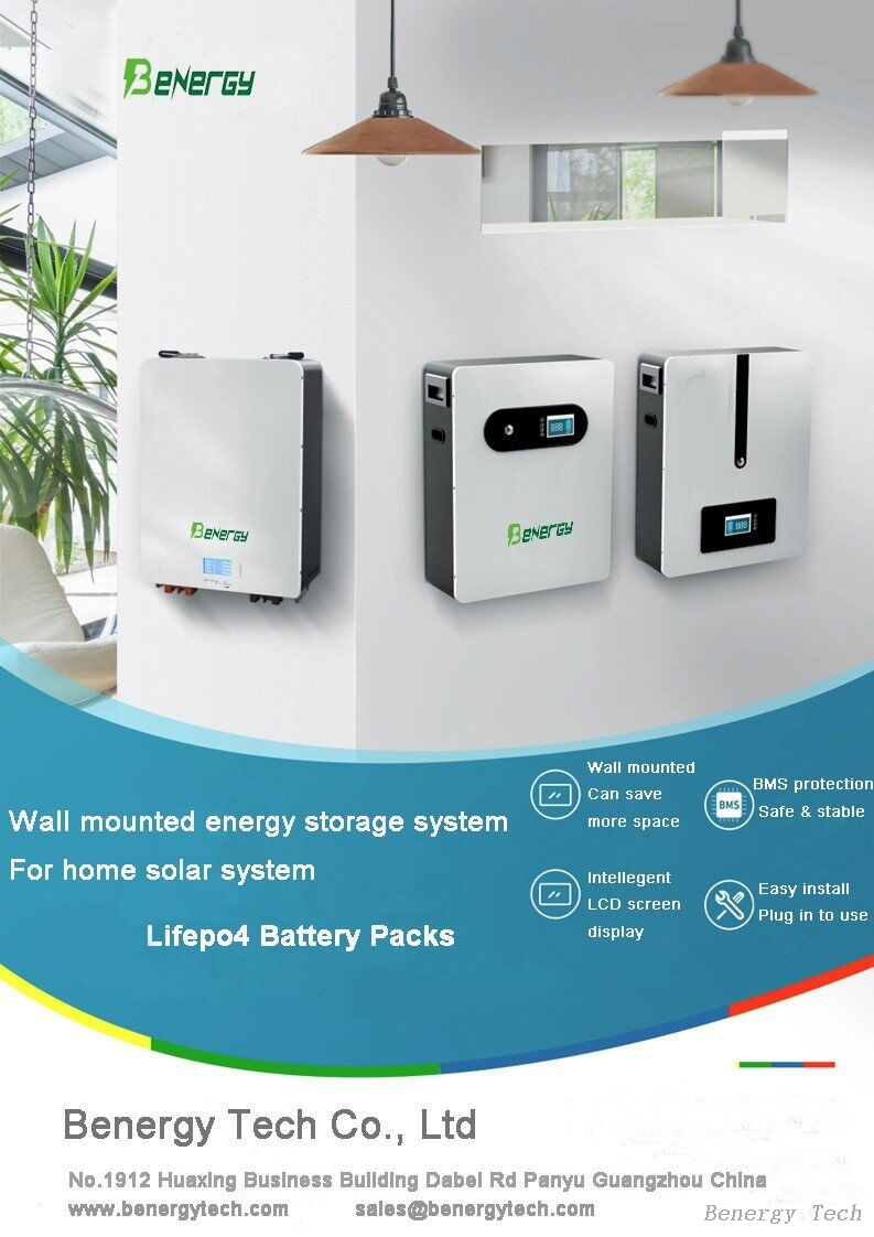 Home Solar Lithium Ion Battery Pack LiFePO4 Battery 48V 100AH 51.2V 100AH 5Kwh 10Kwh 